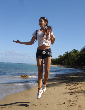 18 year old girl receives open mouth facial after being deflowered